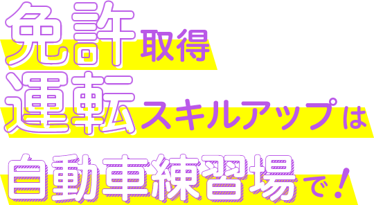 自動車練習場 車の練習は練習場で